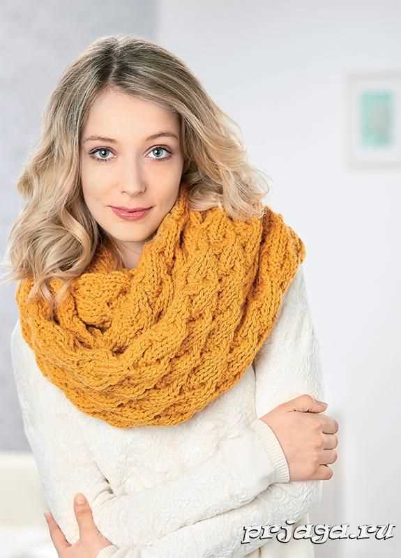 Snood pattern knitting