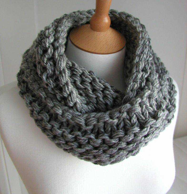 Snood pattern knitting