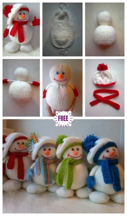 Snowman knitting pattern pdf free