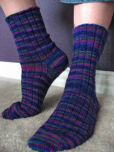 Sock knitting pattern beginner