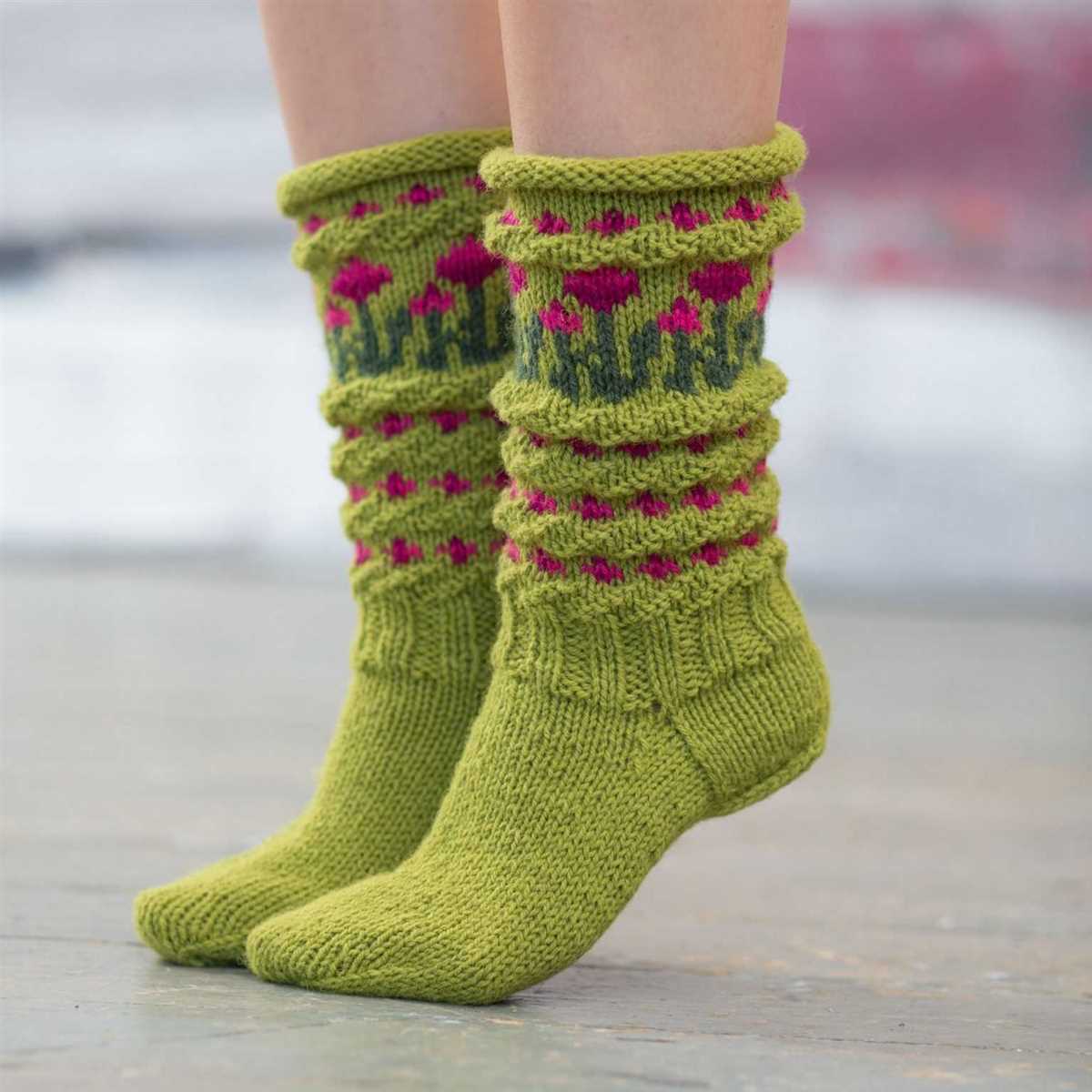 Sock knitting patterns