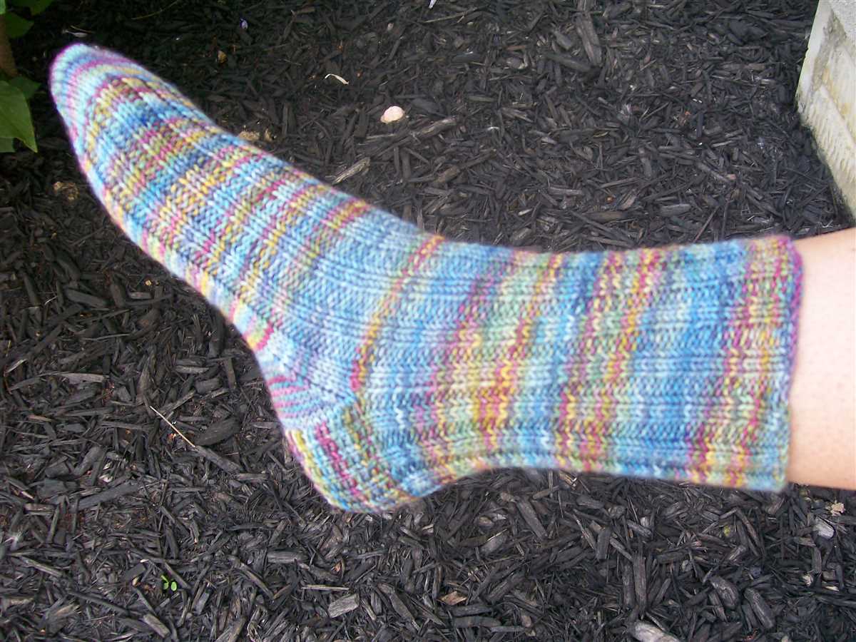 Sock knitting pattern 7 little words