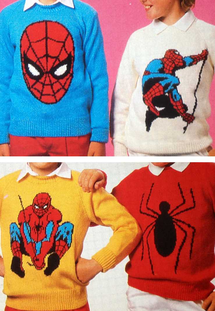 Spiderman knitting pattern free