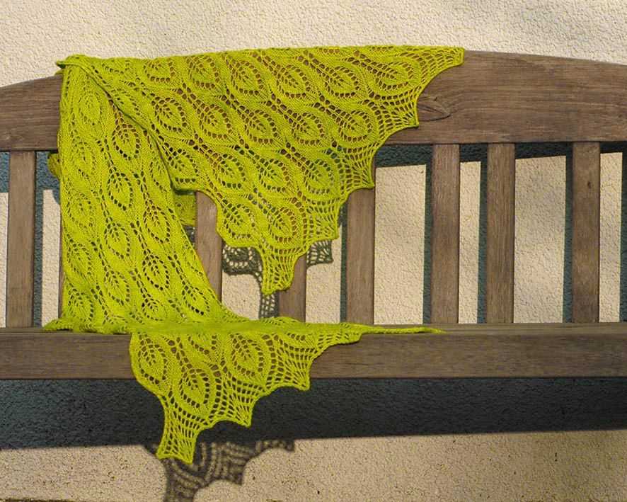 Spring scarf knitting pattern