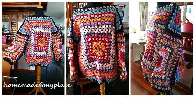 Square jumper knitting pattern