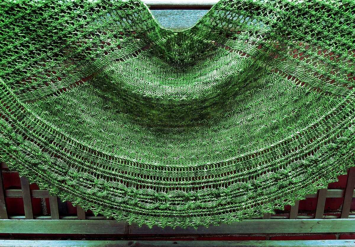 Star scarf knitting pattern
