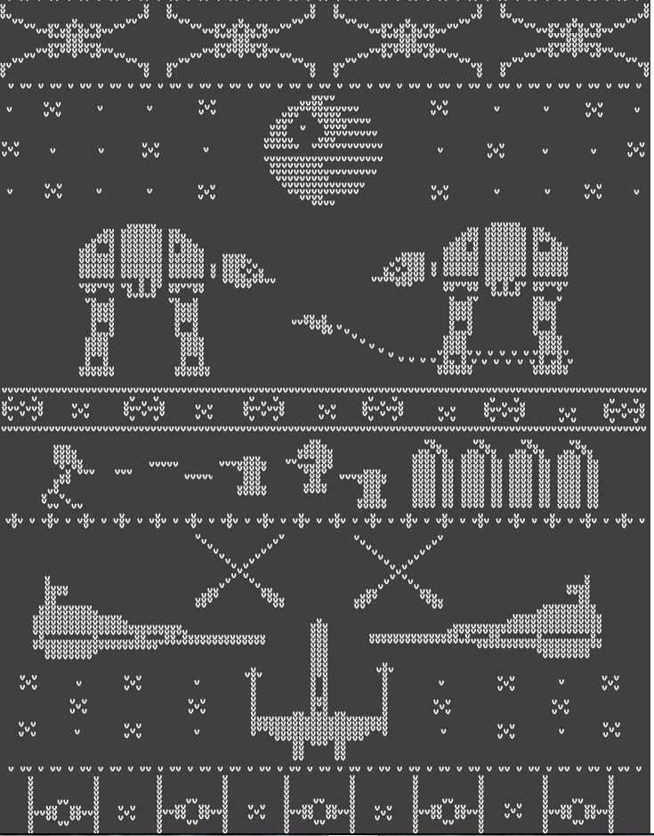 Star wars sweater knitting pattern