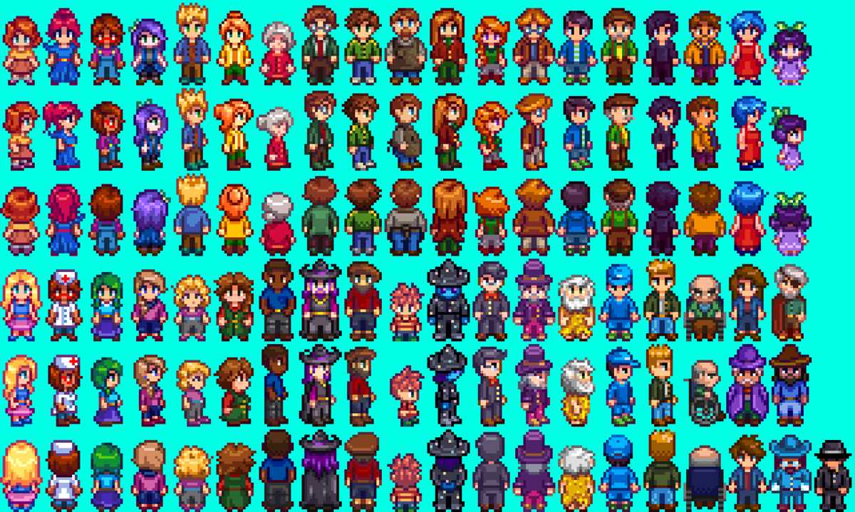 Stardew valley knitting pattern