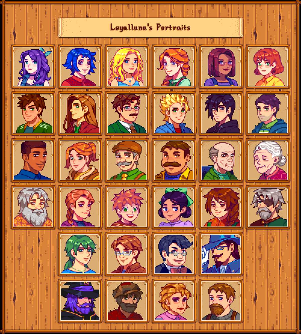 Stardew valley knitting pattern