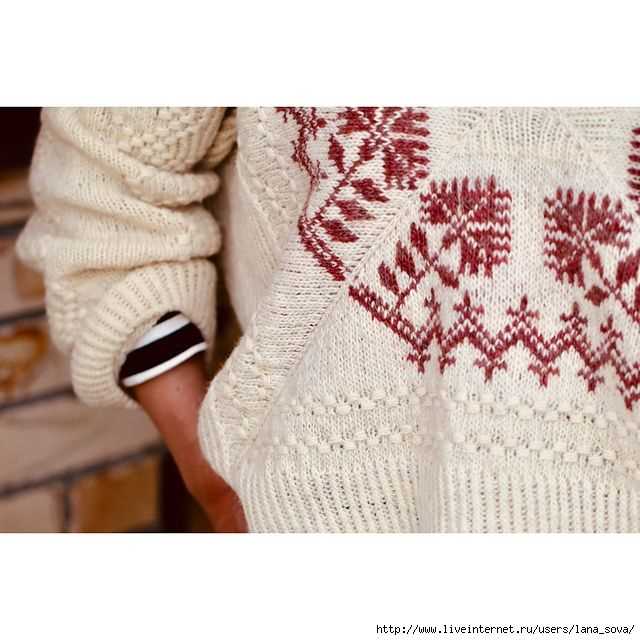 Straight needle knitting patterns sweater