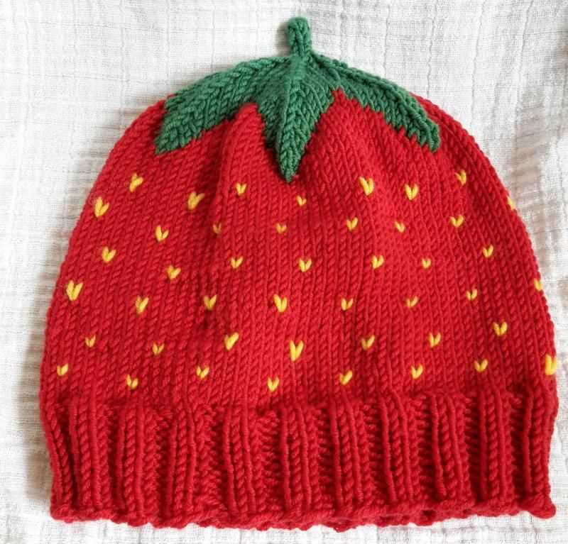 Strawberry knitting pattern