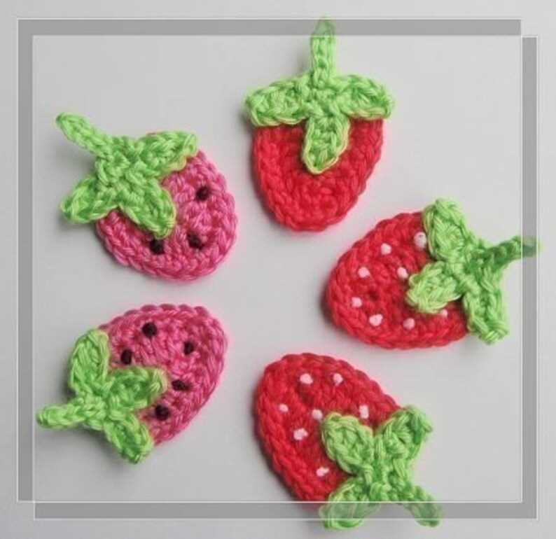 Strawberry knitting pattern