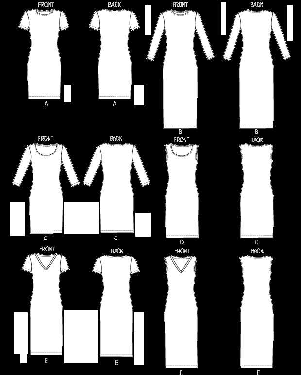Stretch knit dress patterns