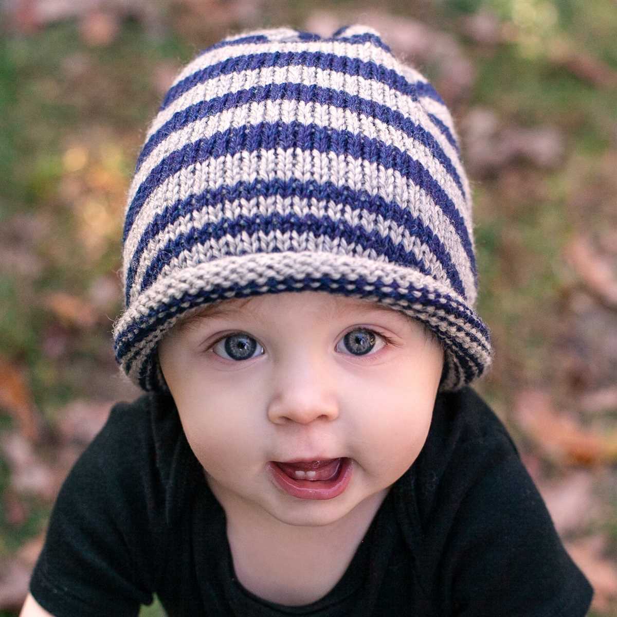 Striped knit hat pattern free