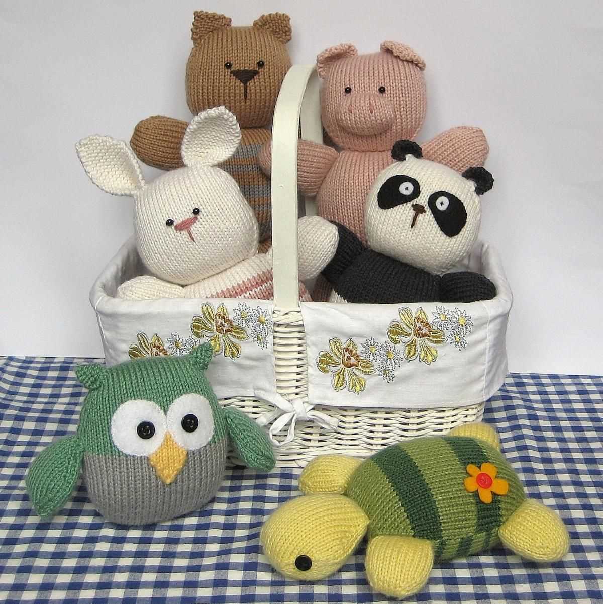 Stuffed animal knitting patterns for beginners