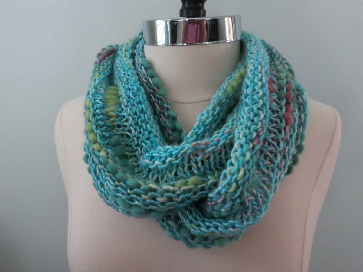 Summer cowl knitting pattern