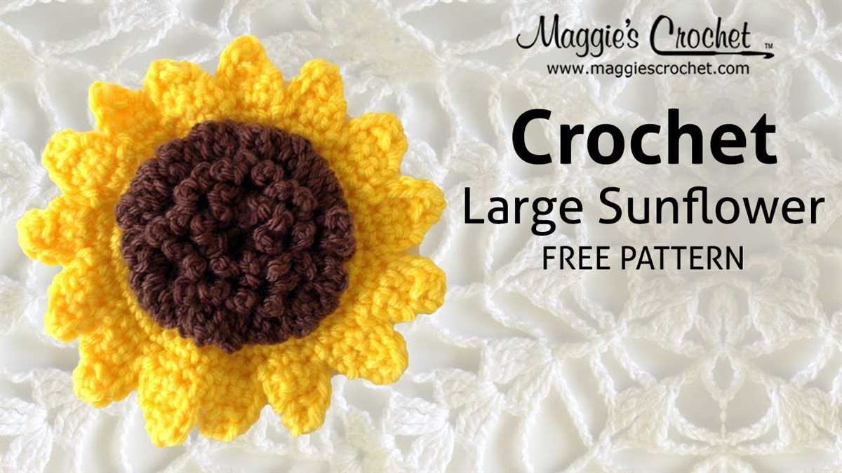 Sunflower knitting pattern free