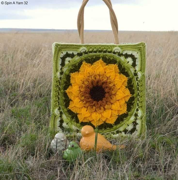 Sunflower knitting pattern free