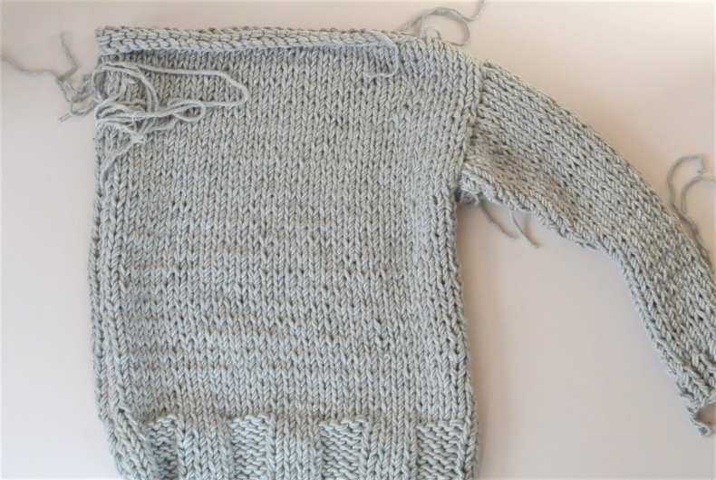 Super chunky sweater knitting pattern