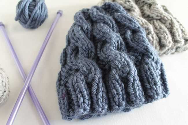 Super bulky yarn hat knitting pattern