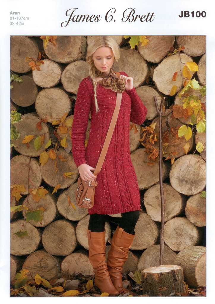 Sweater dress knitting pattern