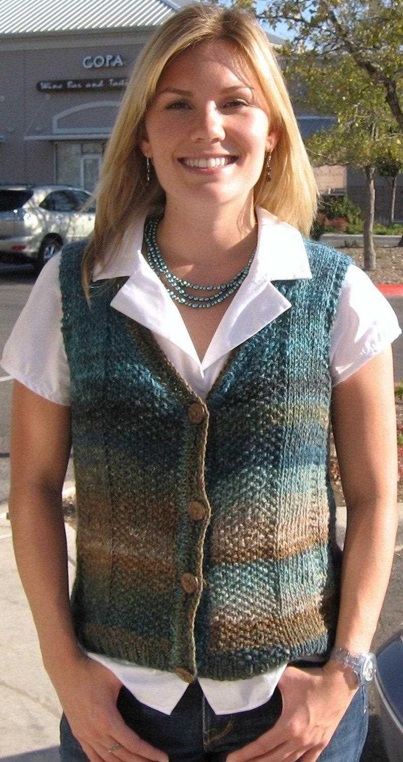 Sweater vest free knitted vest patterns easy