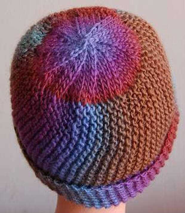 Swirl knit hat pattern