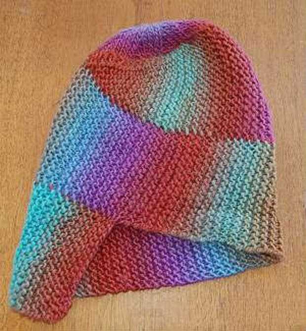 Swirl knit hat pattern