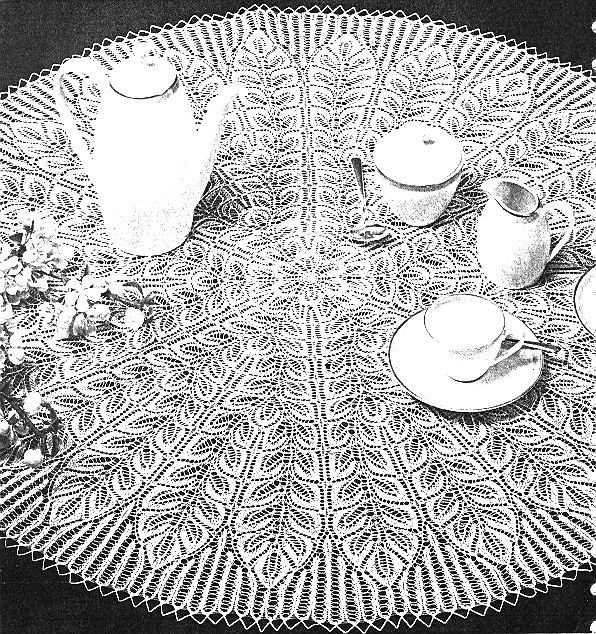 Tablecloth knitting pattern