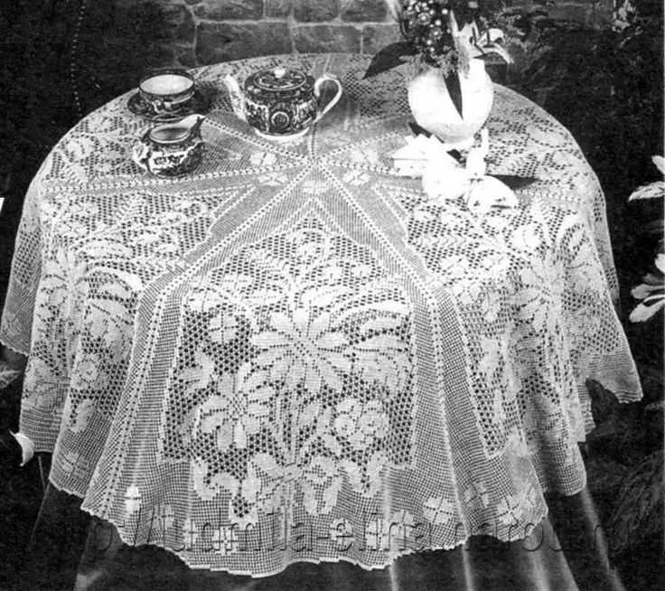 Tablecloth knitting pattern