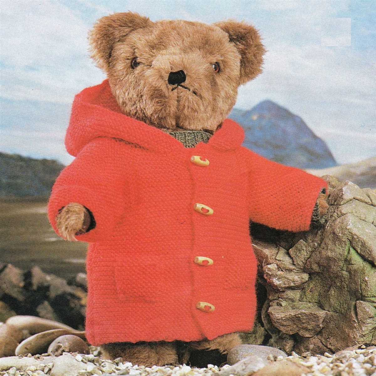 Teddy bear jumper knitting pattern