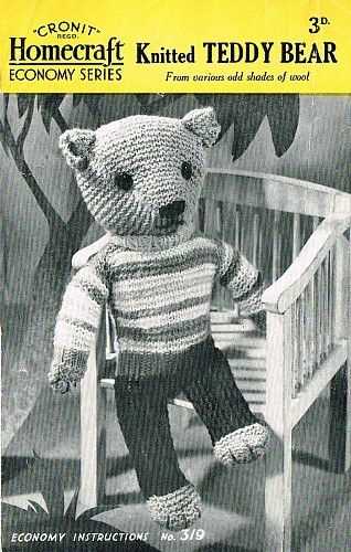 Teddy bear trousers knitting pattern