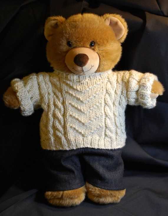 Teddy bear jumper knitting pattern