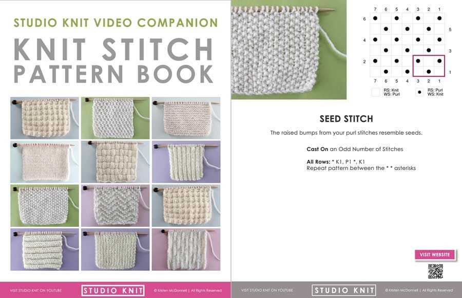 The knit stitch pattern handbook