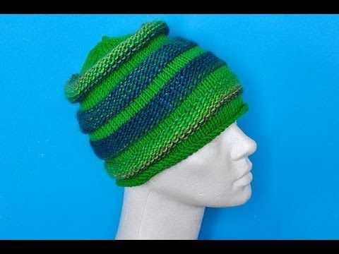 Top down beanie knitting pattern