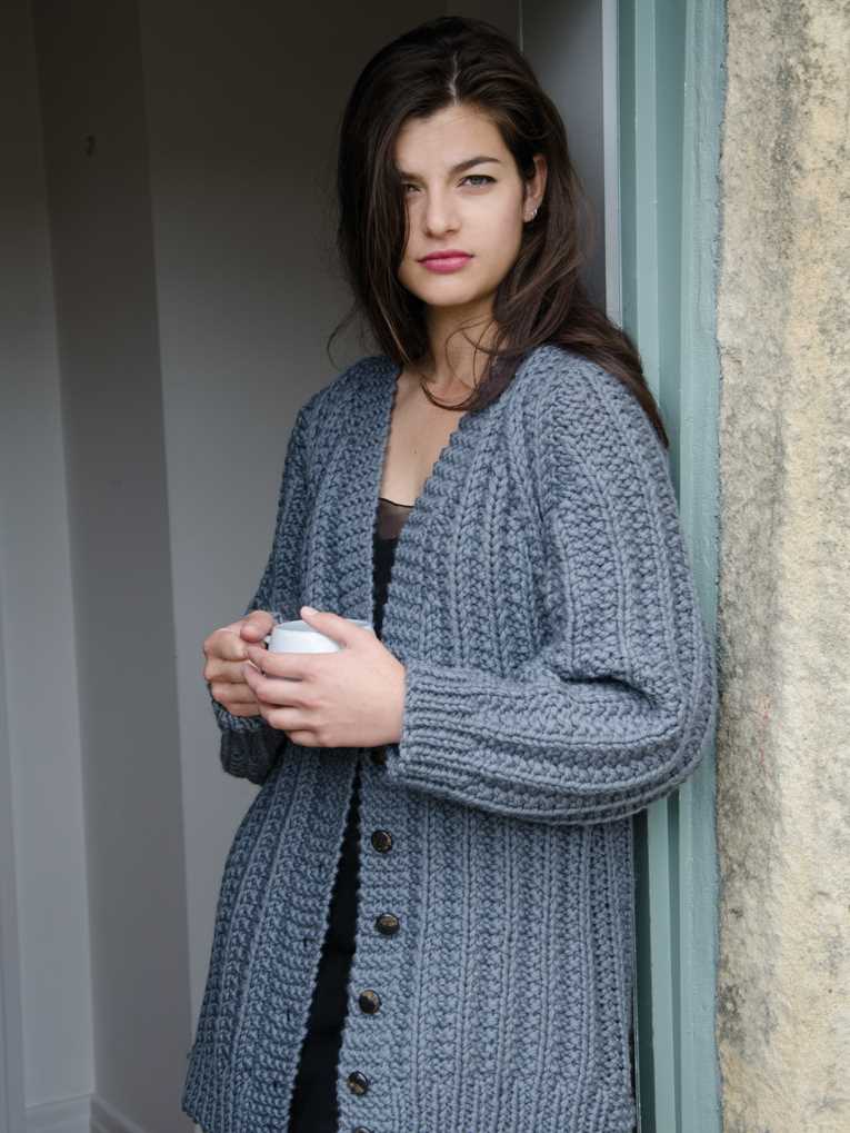 Trendy cardigan knitting patterns