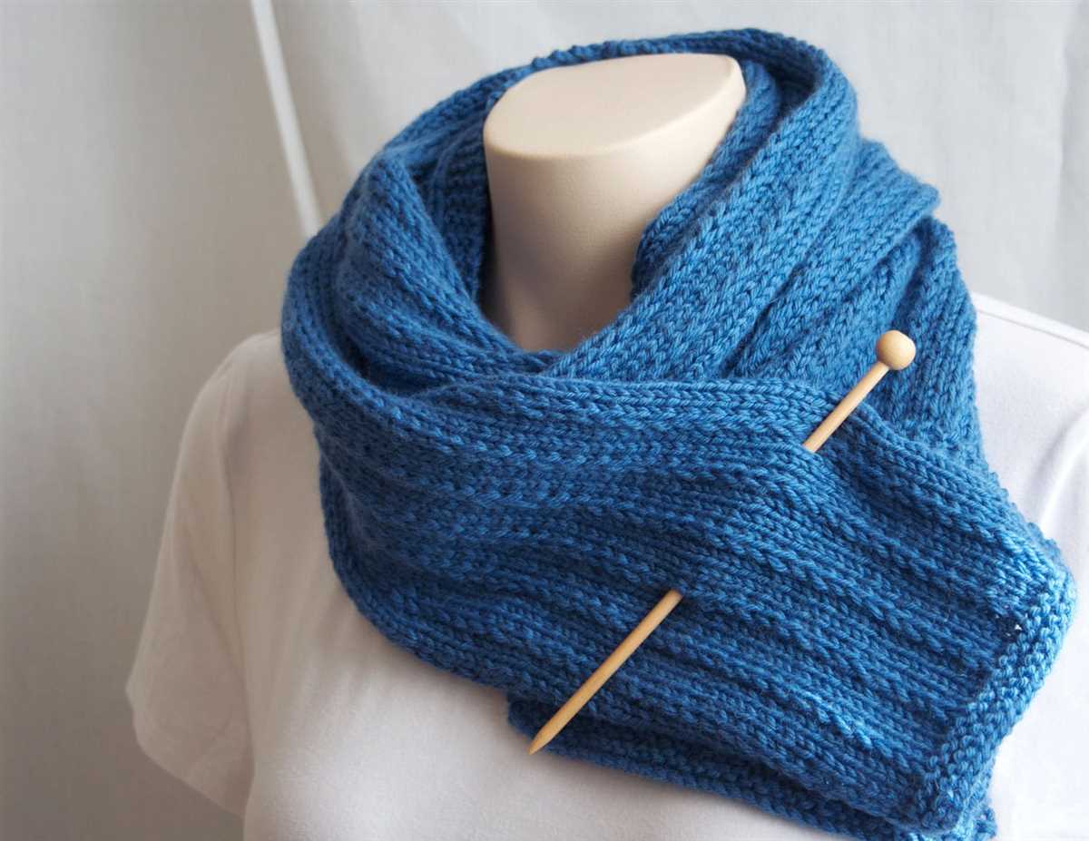 Triangle scarf knitting pattern