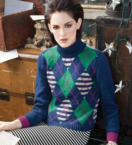 Turtleneck vest knitting pattern