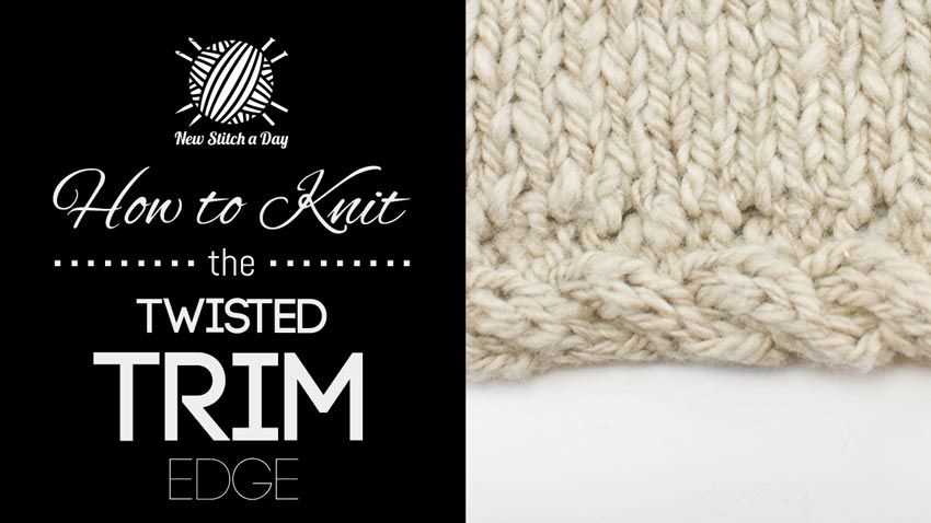 Twisted stitch knitting patterns
