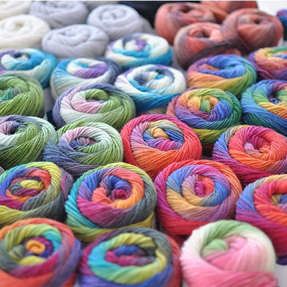 Twisted yarn patterns in knitting