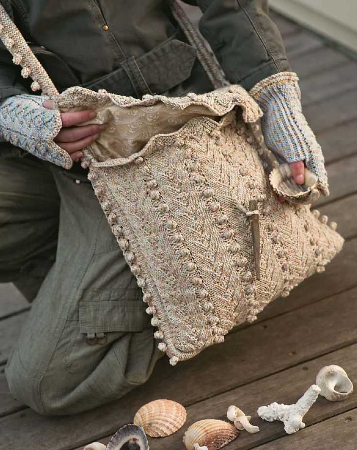 Creating Stylish Knitted Accessories for Mature Women Two old bags knitting patterns