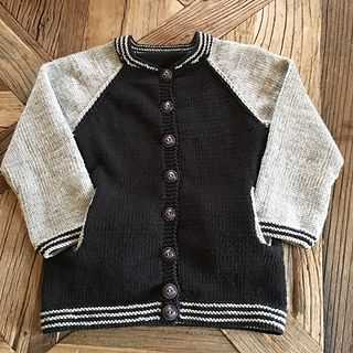 Varsity jacket knitting pattern