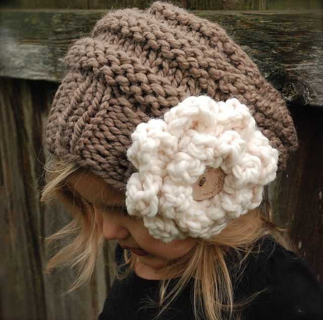 Velvet knit hat pattern