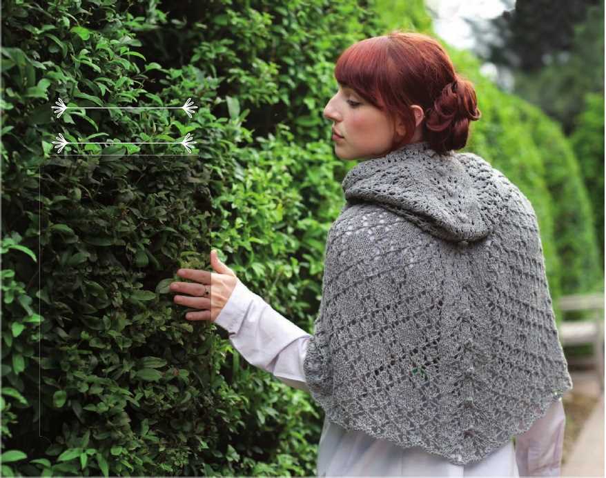 Vintage capelet knitting pattern