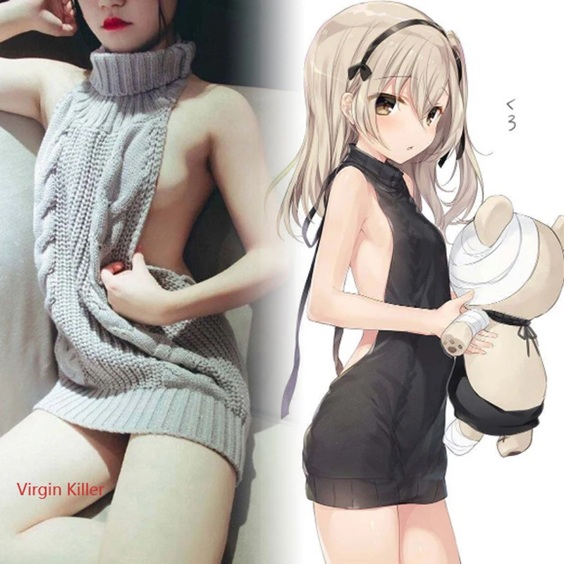 Virgin killer sweater knitting pattern