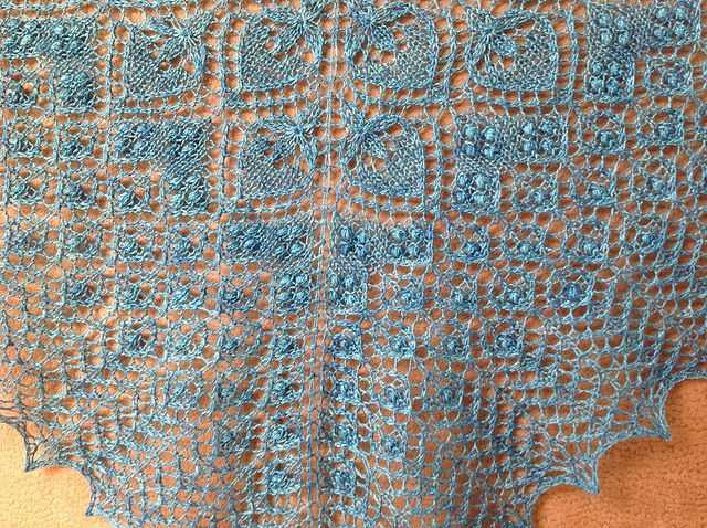 Water lily knitting pattern