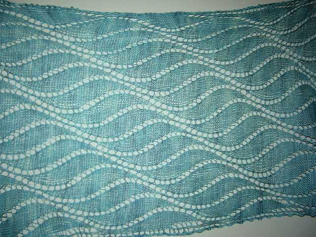 Wave knit pattern