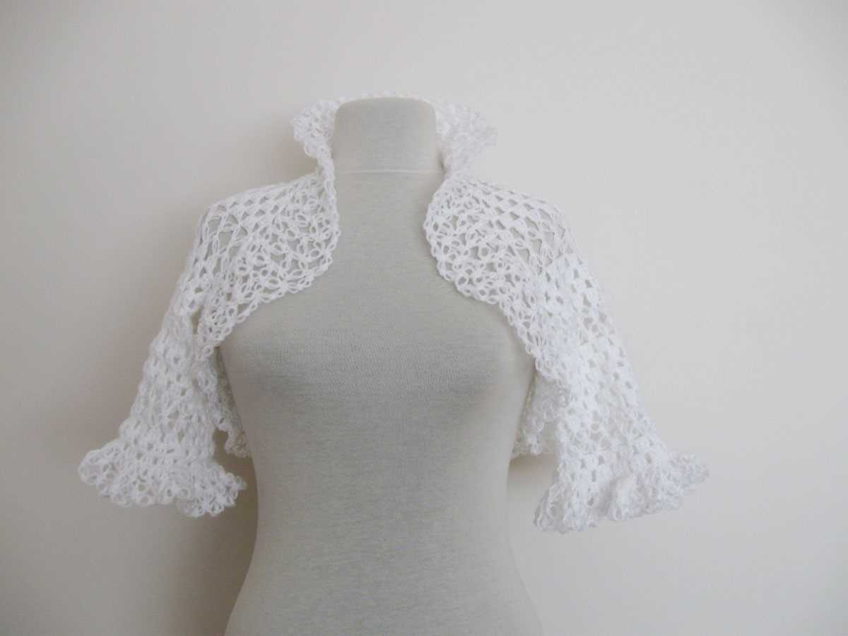 Wedding shrug knitting pattern