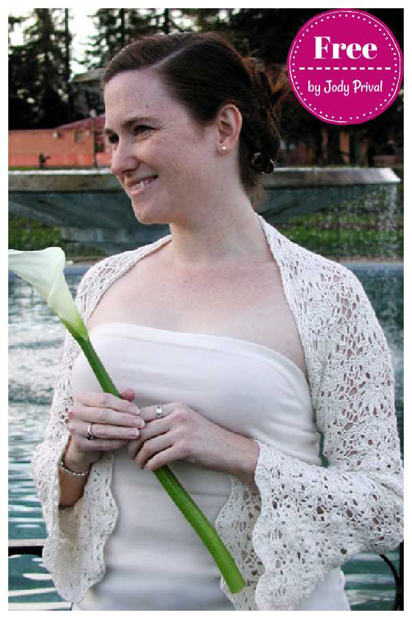 Wedding shrug knitting pattern