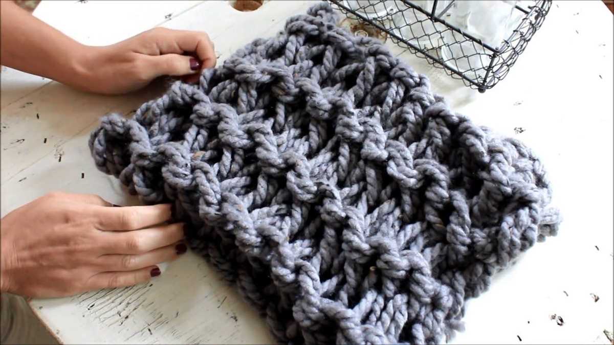 What is garter stitch in a knitting pattern